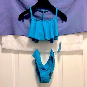 🖤NWT💕Old navy Ruffled Braided-Strap Bikini for Girls